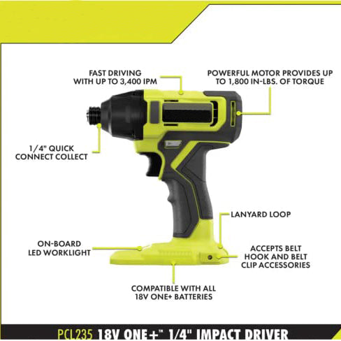 PCL1600K2 18V Cordless 6-Tool Combo Kit