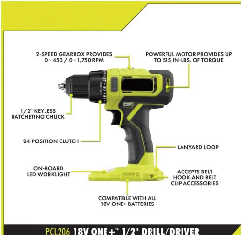 PCL1600K2 18V Cordless 6-Tool Combo Kit
