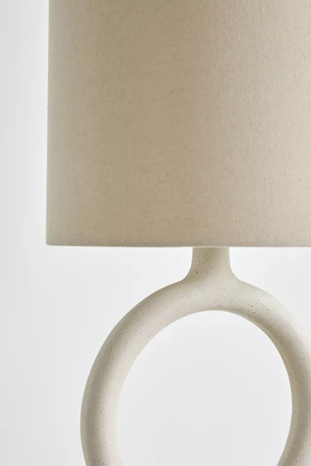 Shana Floor Lamp Resin floor lamp Table lamp Shade included Compact fluorescent compatible