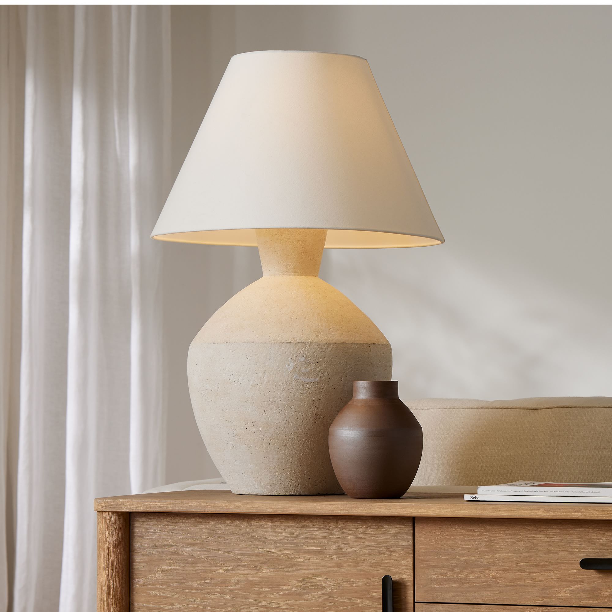 Form Studies Ceramic Table Lamp (24"–36")