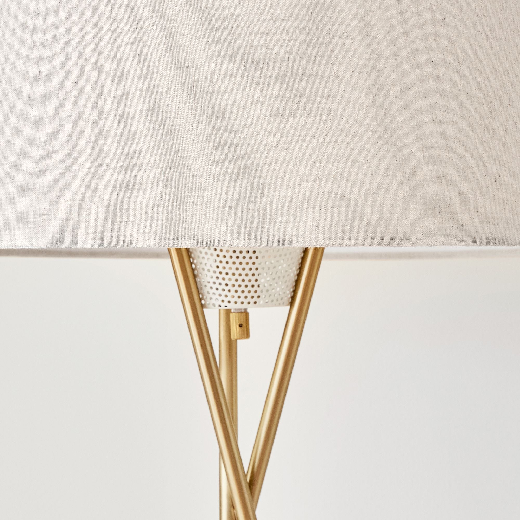 Mid-Century Tripod Floor Lamp (66")