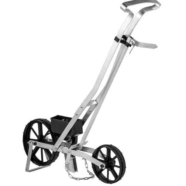 Garden Seeder, Metal Precision Garden Push Seeder with 6 Seed Plates