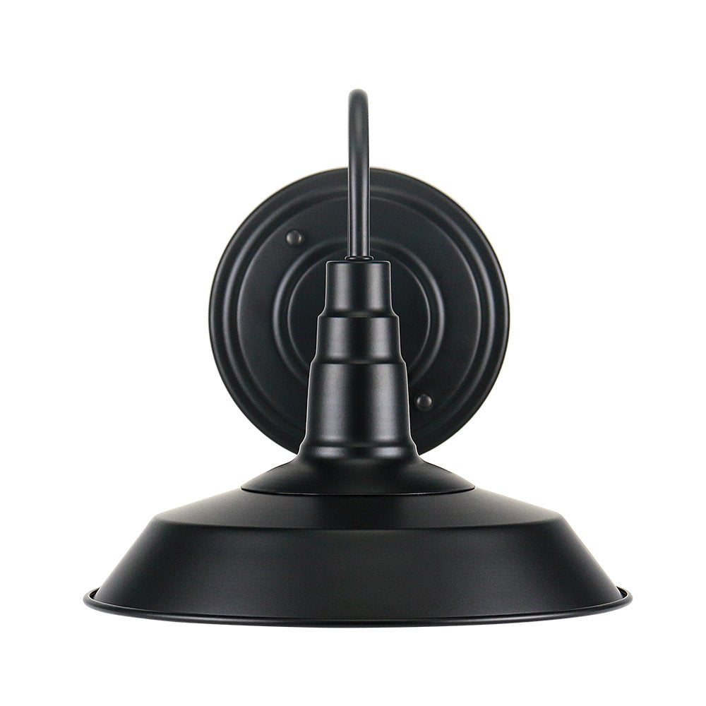 LightessLuxe Industrial Black Wall Sconces