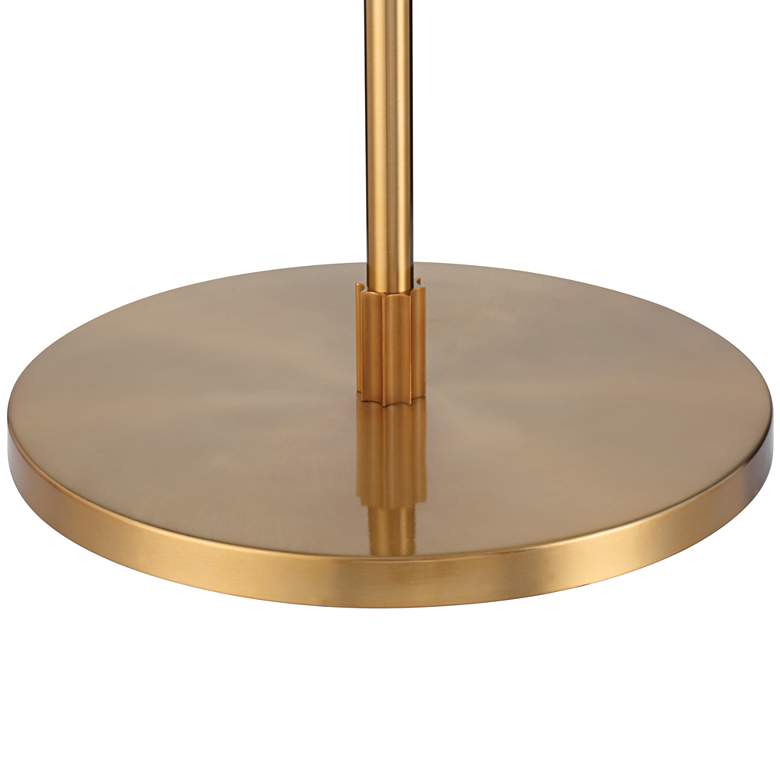 Warm Gold Adjustable Boom Arc Floor Lamp