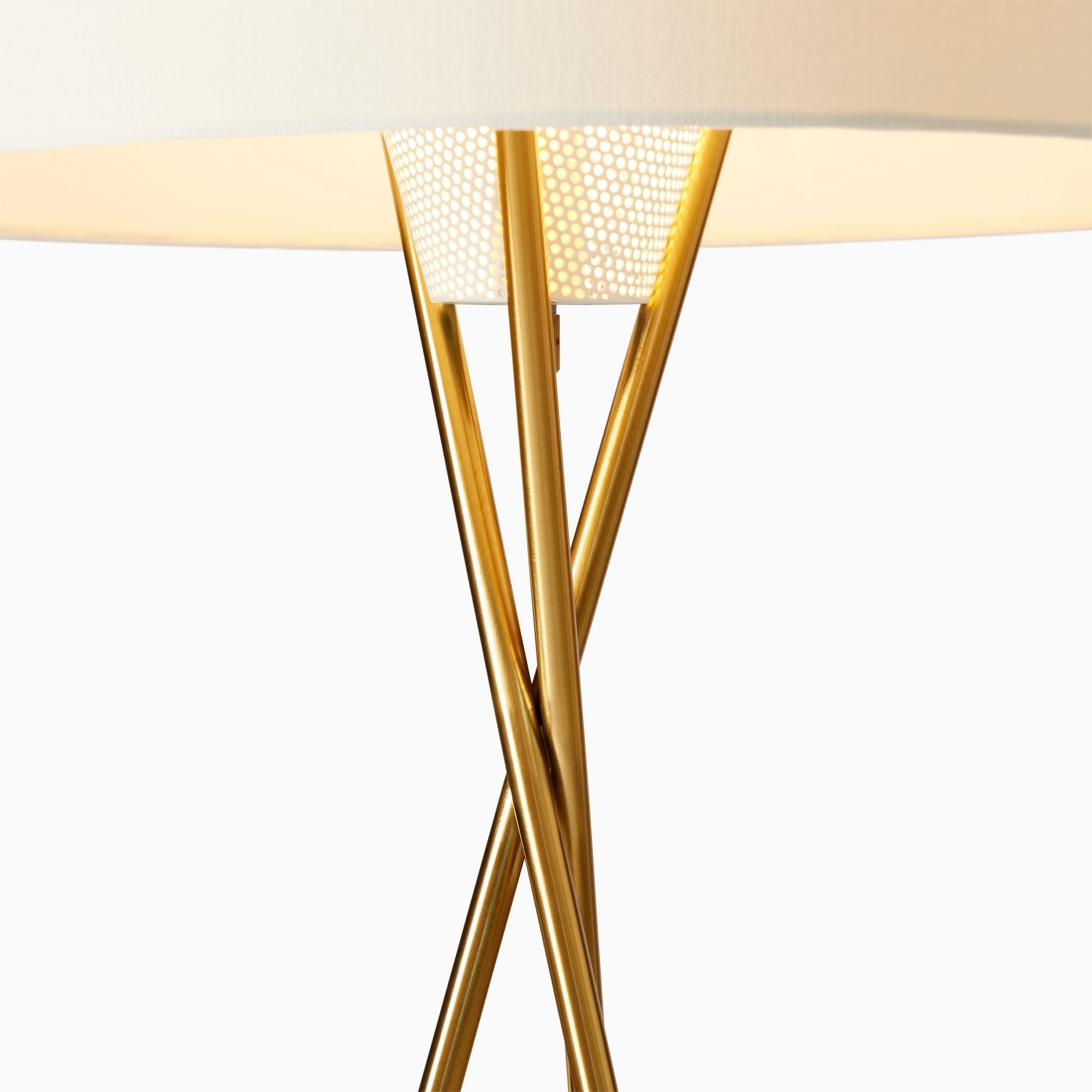 Mid-Century Tripod Floor Lamp (66")