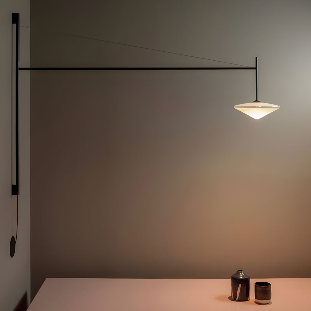 Minimalist Long Pole Surface Mounted with US Plug Nordic Wall Lamp